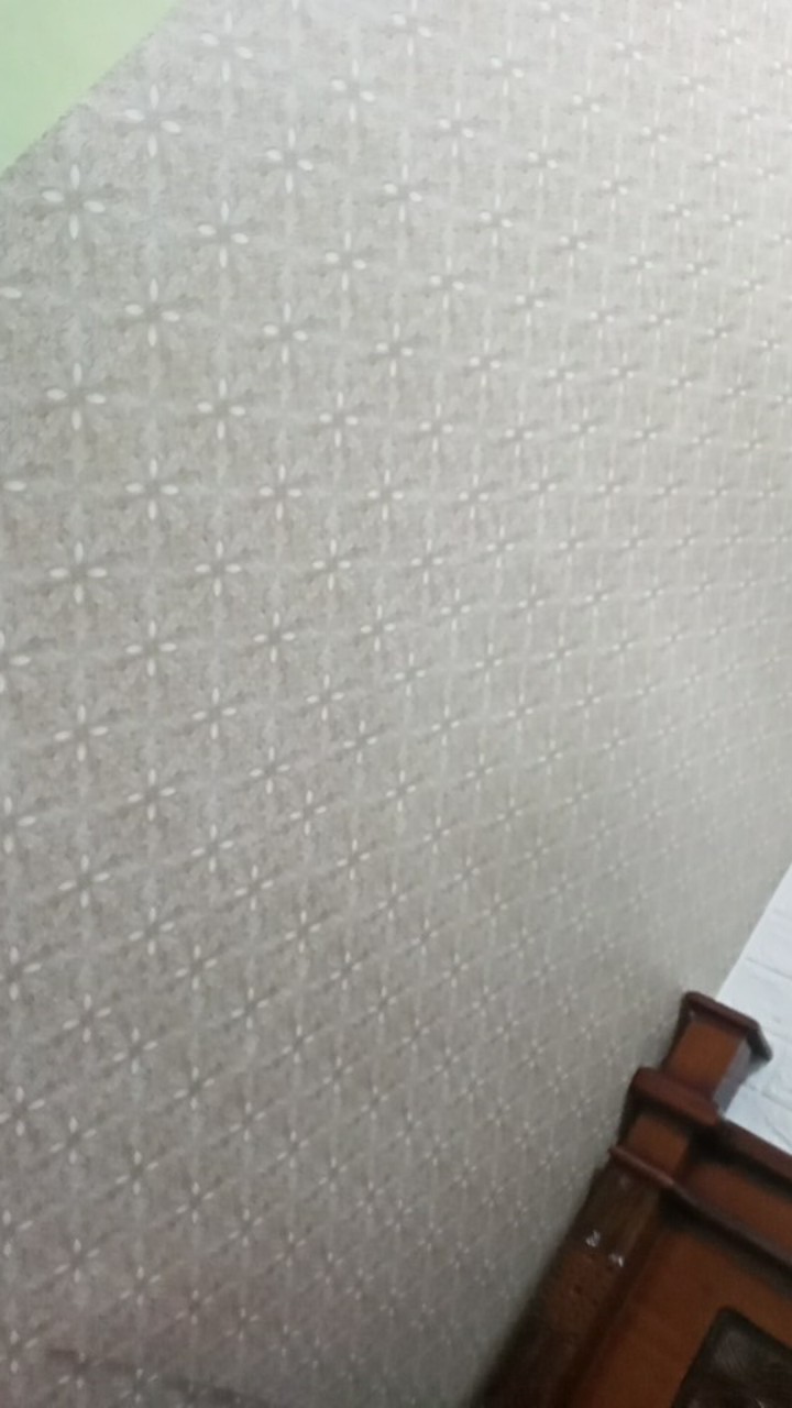 Wallpaper Dinding Sticker Motif Batik Solo Coklat | Ukuran 45cm X 10m