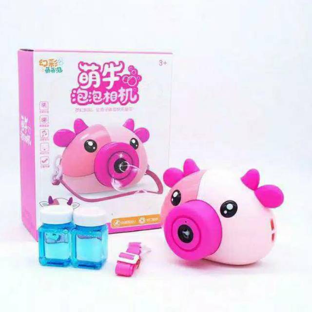 MAINAN ANAK BUBBLE CAMERA BESAR PIGGY COW DEER