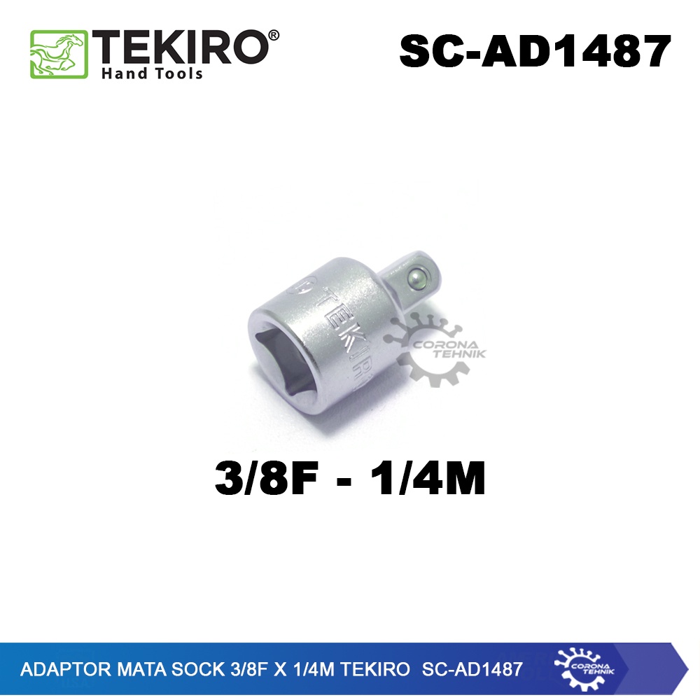 Tekiro SC-AD1487 - Adaptor Mata Sock 3/8F x 1/4M