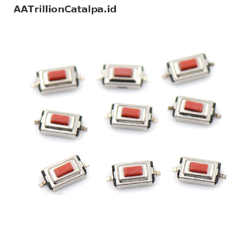 20 Pcs / set Saklar Tombol Tekan Tactile Micro Switch 2 Pin Ukuran 3x6 X 2.5mm