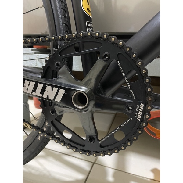 Chainring Only chainring sepeda single speed Intro7 Devil Eye 48t bcd 144 AL7075