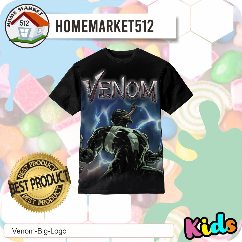 Kaos Anak Venom Big Logo Kaos Anak Laki-Laki Dan Perempuan | HOMEMARKET512