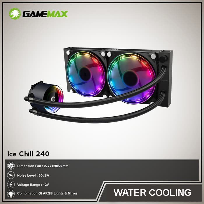 Gamemax ICECHILL 240 Rainbow ARGB Water Cooling System