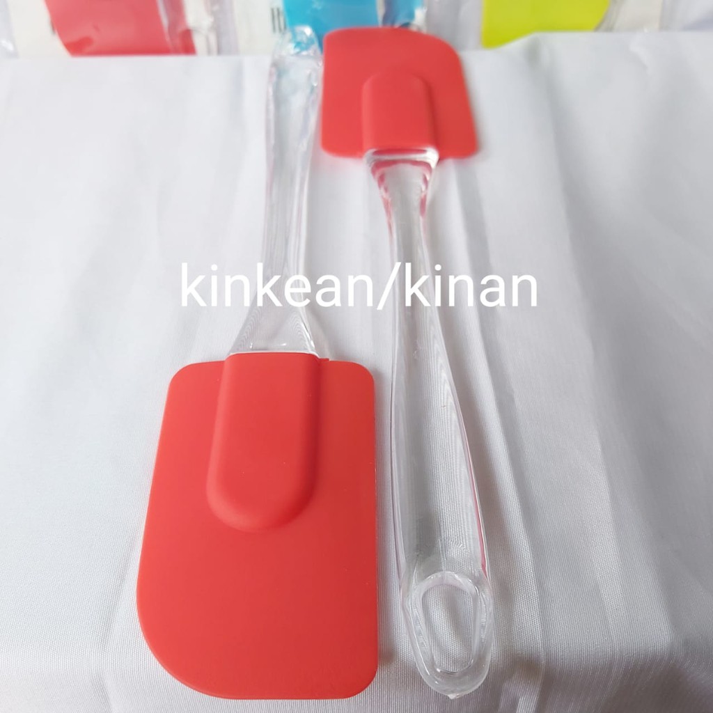 Spatula &amp; Kuas Karet Silikon Silicon 1 Set isi 2