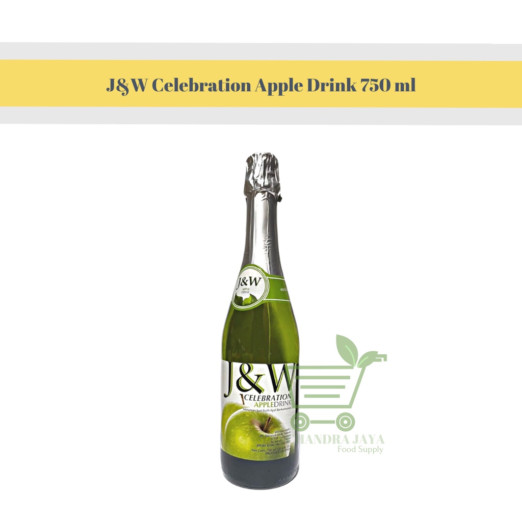 

J&W Celebration Apple Drink 750 ml - Sparkling Sari Buah Apel
