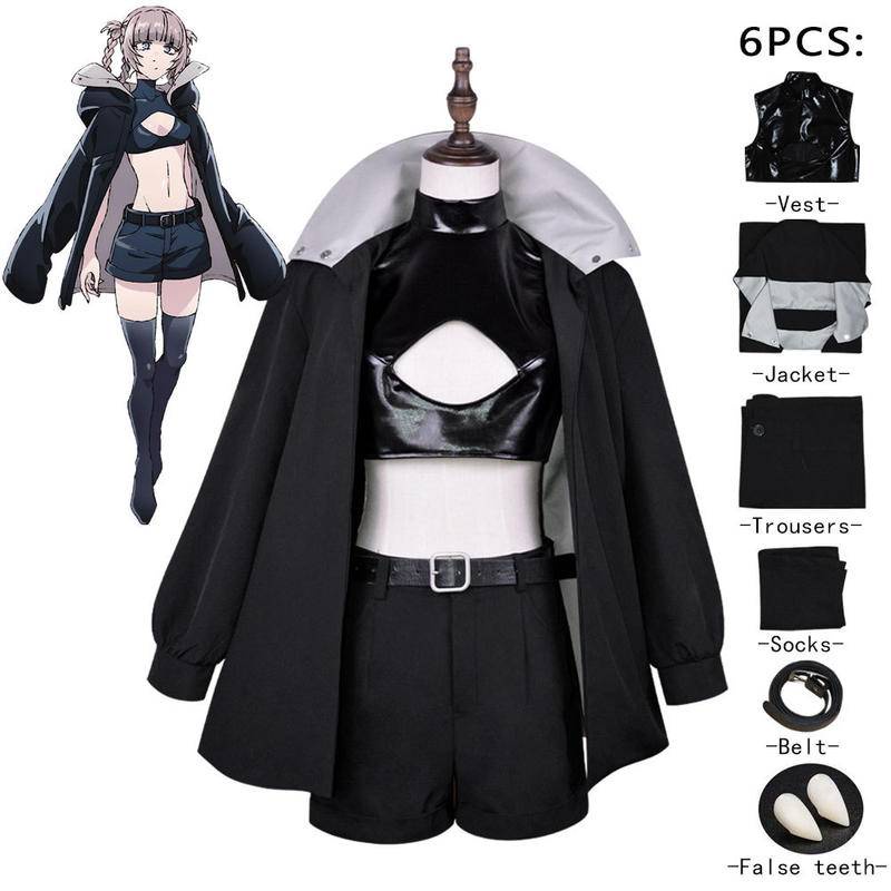 【Wetrose】Ready Stock Call of the Night Yofukashi No Uta Nanakusa Nazuna Costume Cosplay Set Kostum Anime Cos, Nazuna Wig