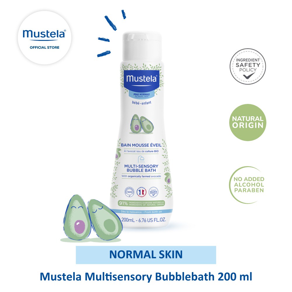 Mustela Multi Sensory Bubble Bath 200ml