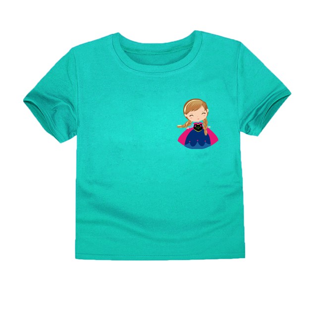 LittleFresco - Kaos Anak Princessa Hijau Muda