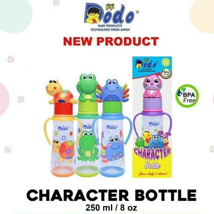 DODO BOTOL CHARACTER 8OZ