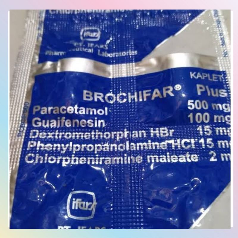 BROCHIFAR PLUS OBAT BATUK PILEK PER 10 TABLET