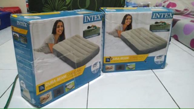 Kasur Angin High Quality - Intex Dura Beam Twin 64707