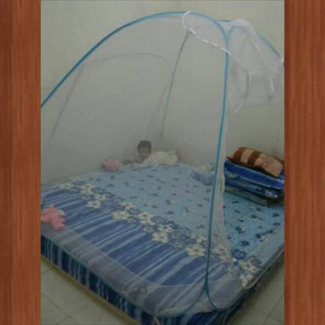 Promo King Kelambu Lipat Javan Bed Canopy Tipe Eco 180x200cm Shopee Indonesia