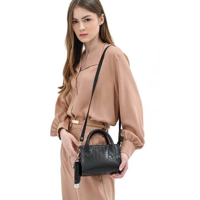 Claudia Tas Selempang Wanita Mini By Zorra Tas Croco Mini Bag Wanita
