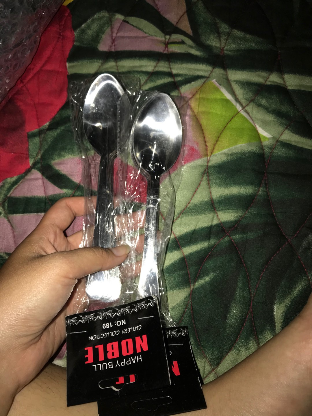 Sendok Makan / Sendok Stainless / Sendok Model Polos Tebal Noble 6 Pcs