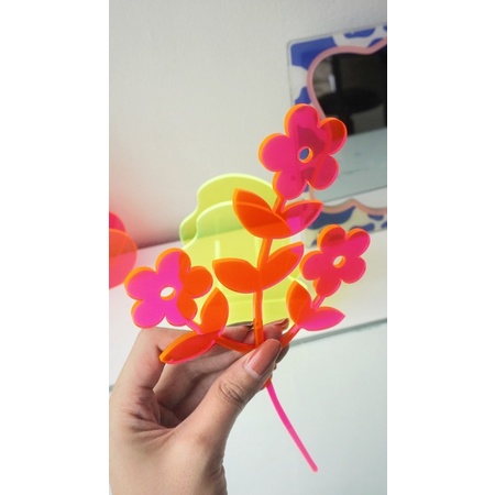 Acrylic flower by Yeele | Bunga hias akrilik