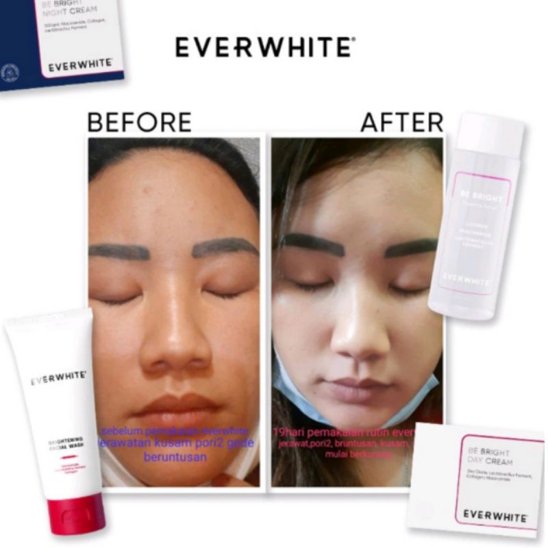 Everwhite Brightening Series Be Bright Face