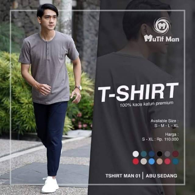Kaos Atasan MUTIF T-SHIRT MAN 01