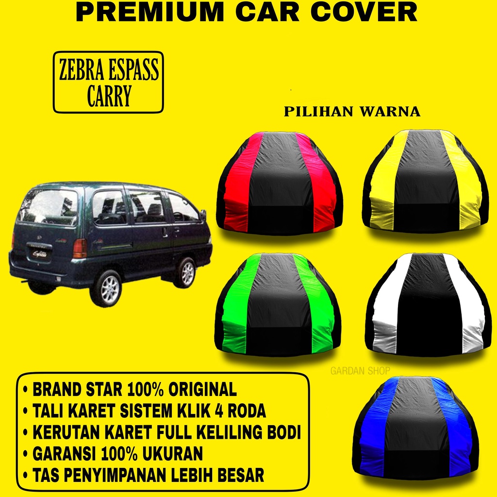 Body Cover ZEBRA ESPASS CARRY Garis 2 WARNA Penutup Pelindung Bodi Zebra Espass Carry PREMIUM