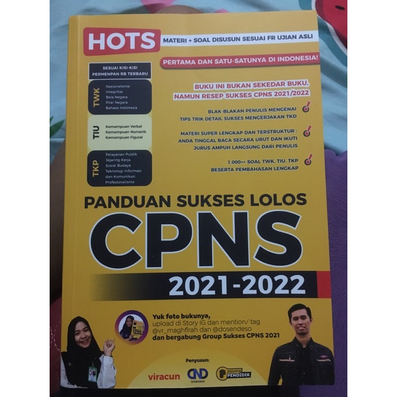 Buku original Panduan Sukses CPNS 2021/2022 (@viracun & @dosen ndeso)