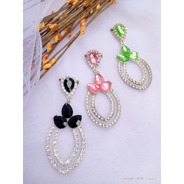 BROS Swarovski Anting/kebaya