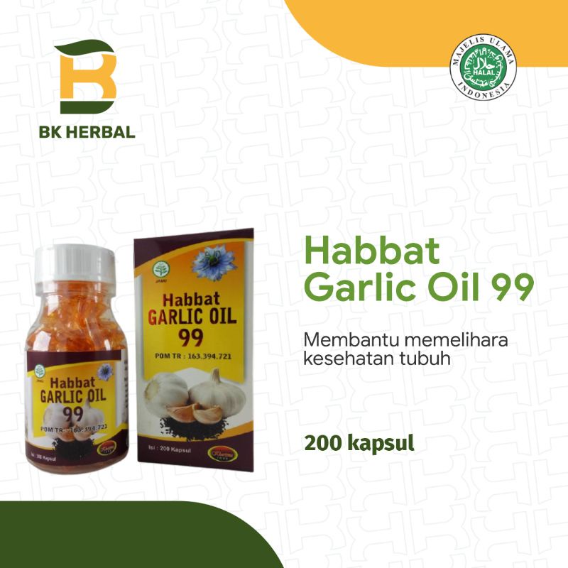 

Habbat Garlic Oil 99 200 Kapsul