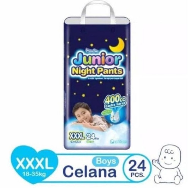 PEMPERS MAMY POKO MAMIPOKO MAMYPOKO JUNIOR NIGHT XXXL24 / XXXL 24 BOYS
