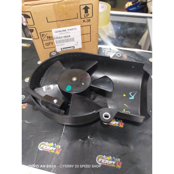 QW45T  TERMURAH KIPAS RADIATOR PAN ASSY KAWASAKI NINJA RR 250 MONO
