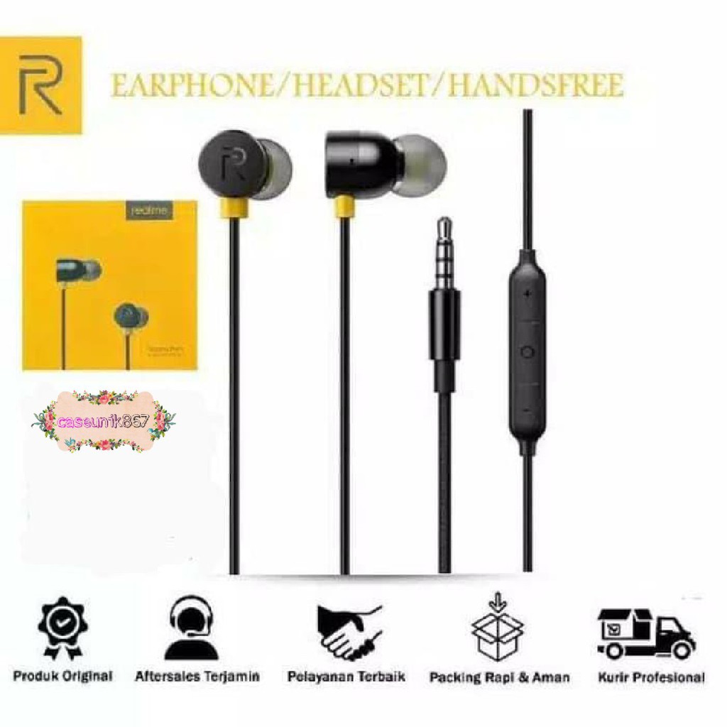 BM062 Handsfree Earphone Headset Realme Suara Bagus CS1276