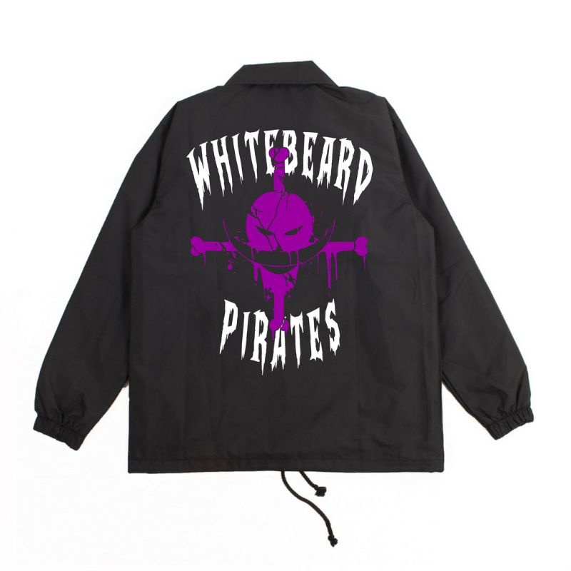 Jaket Coach Anime One Piece Whitebeard Pirates