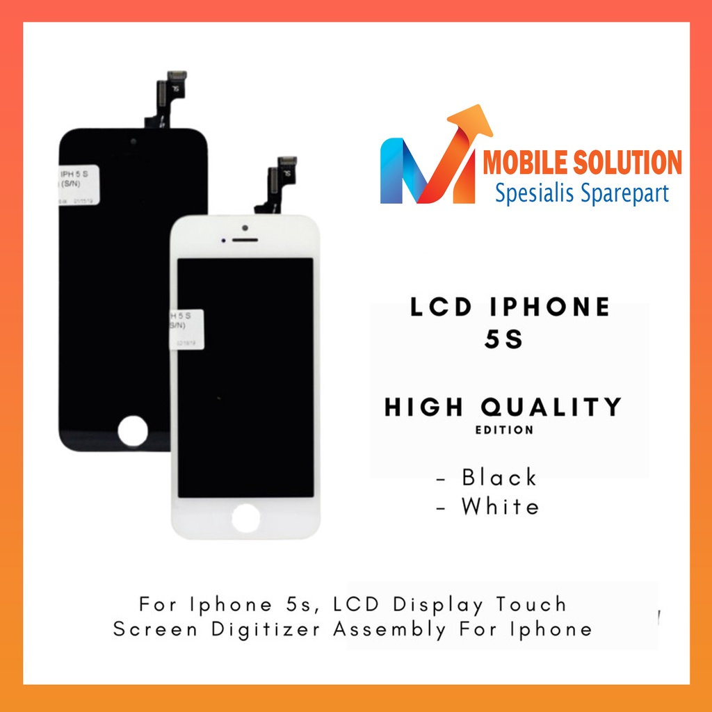 GROSIR LCD TOUCHSCREEN FULLSET IP 5S SUPER 100% GARANSI 1 BULAN + PACKING BUBBLE