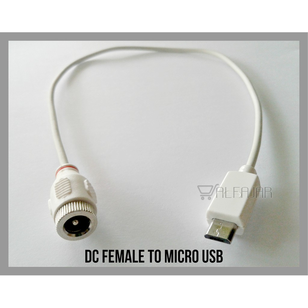 DC Female To Micro Usb
