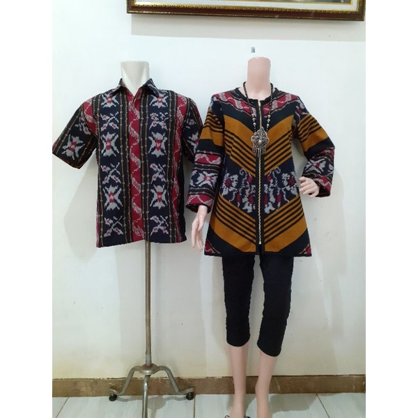 Blouse tenun blazer tenun  jaket tenun etnik baju tenun jepara BTB63