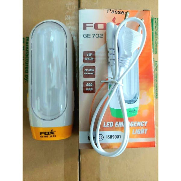 Senter emergenci senter terang senter FOX LED GE702