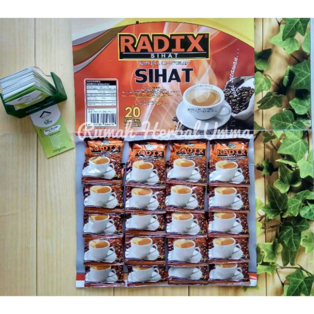 KOPI RADIX SIHAT 20 SACHET 100% ORIGINAL HPA MALAYSIA (PROMO)