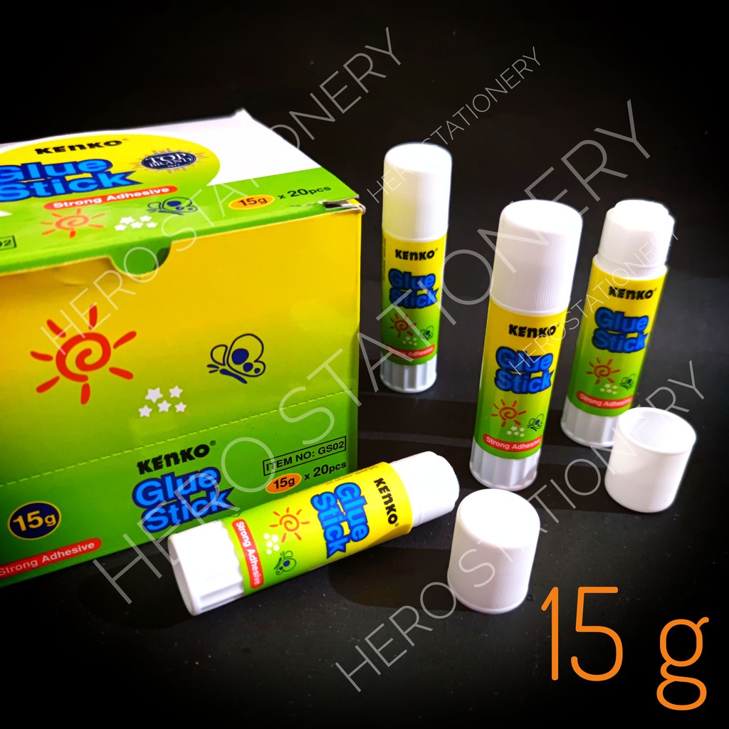 

SATUAN Lem perekat glue stick kenko 15 g GS-02