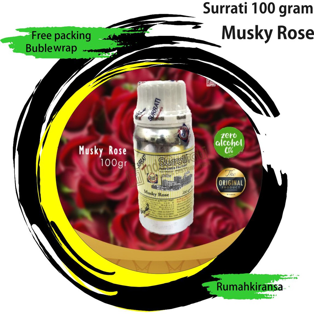 Parfum MUSKY ROSE 100gr | Parfum Surrati | Surrati Perfumes | Bibit Minyak Wangi