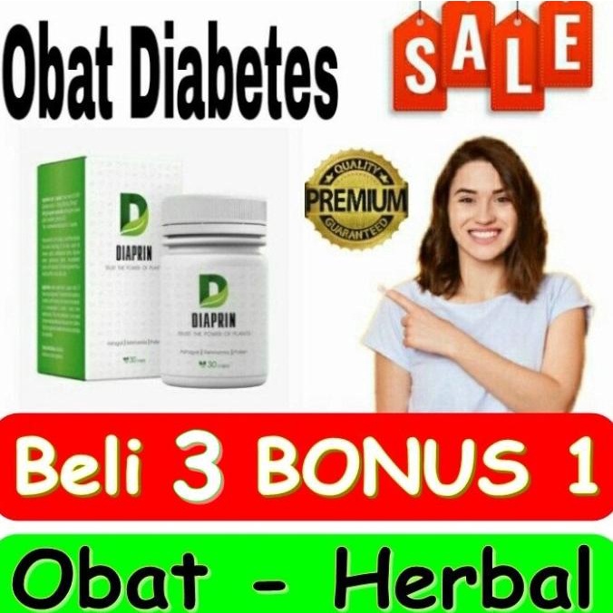 DIAPRIN ASLI OBAT HERBAL DIABETES BPOM ORIGINAL