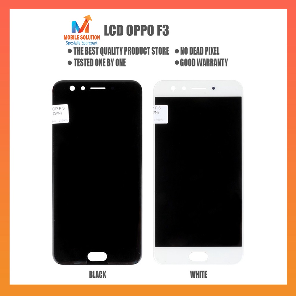 Grosir LCD Oppo F3 ORIGINAL 100% Fullset Touchscreen - Parts Kompatibel Dengan Produk Oppo Garansi 1 Bulan + Packing / Bubbel