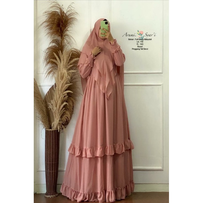 Gamis ARUMI set syar’i