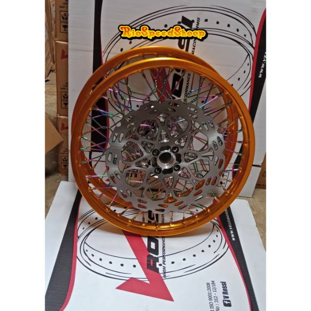 Velg Variasi Satria FU 150 Ring17 JariJari Stell Kepang