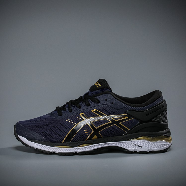  Asics  Kayano 24 Sepatu  Sneakers Pria Wanita Bahan Mesh 