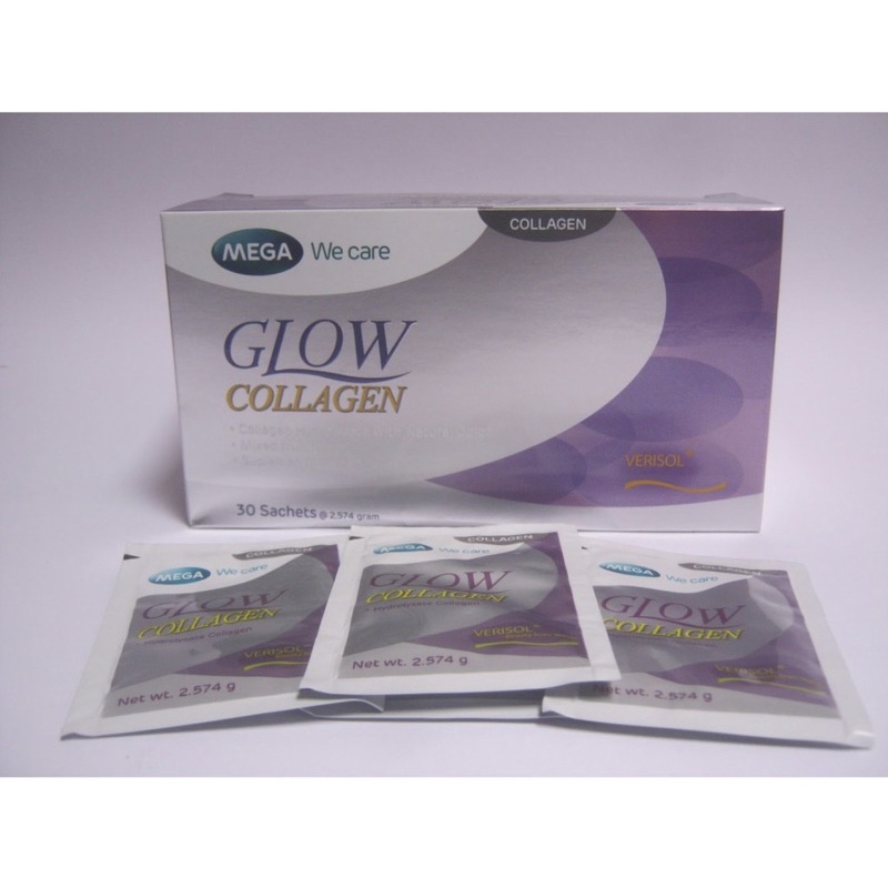 Glow Collagen Mega Pencerah Kulit 30’s / Pencerah Kulit / Glowing skin / Collagen Drink