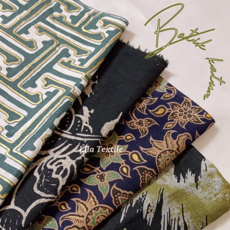 KAIN BATIK BSY FOIL batik halus bawahan kebaya ( HARGA TERTERA PER 0,5 METER )