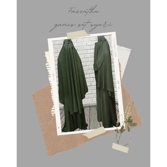 gamis set syar'i/gamis set syar'i murah/gamis set syar'i premium