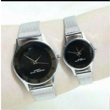 Jam Tangan Couple/Pria/Wanita Fashion Korea Style CKK-15 Rantai Pasir