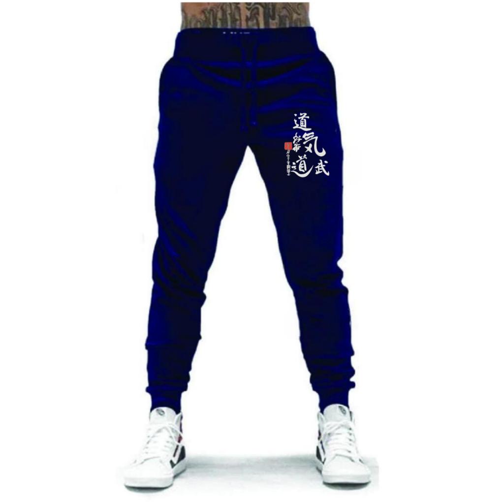 CELANA PANJANG JOGGER TULISAN CINA TAKESHI UNISEX BAHAN FLEECE TEBAL / KUALITAS BAGUS / JOGGER PRINTING