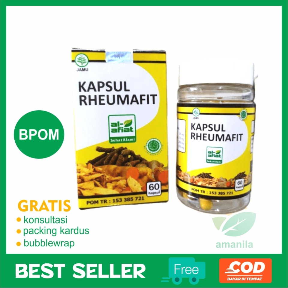 Rheumafit Al Afiat - Obat Herbal Asam Urat Rematik - Pegal Linu