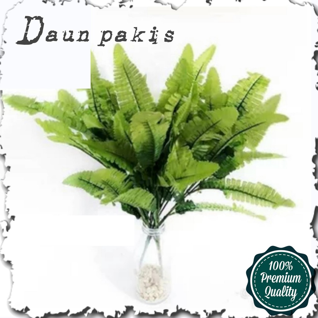 DAUN PAKIS / PAKU BUNGA PLASTIK DEKORASI RUMAH BUNGA HIAS PLASTIK TANAMAN HIAS PLASTIK HOME DEKOR