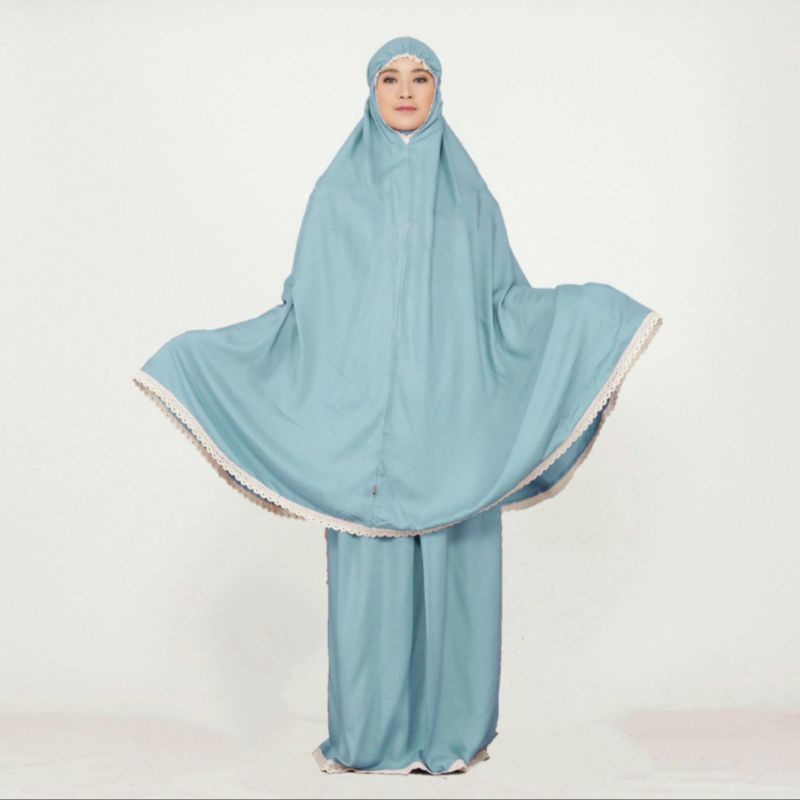 MUKENA DEWASA RAYON POLOS