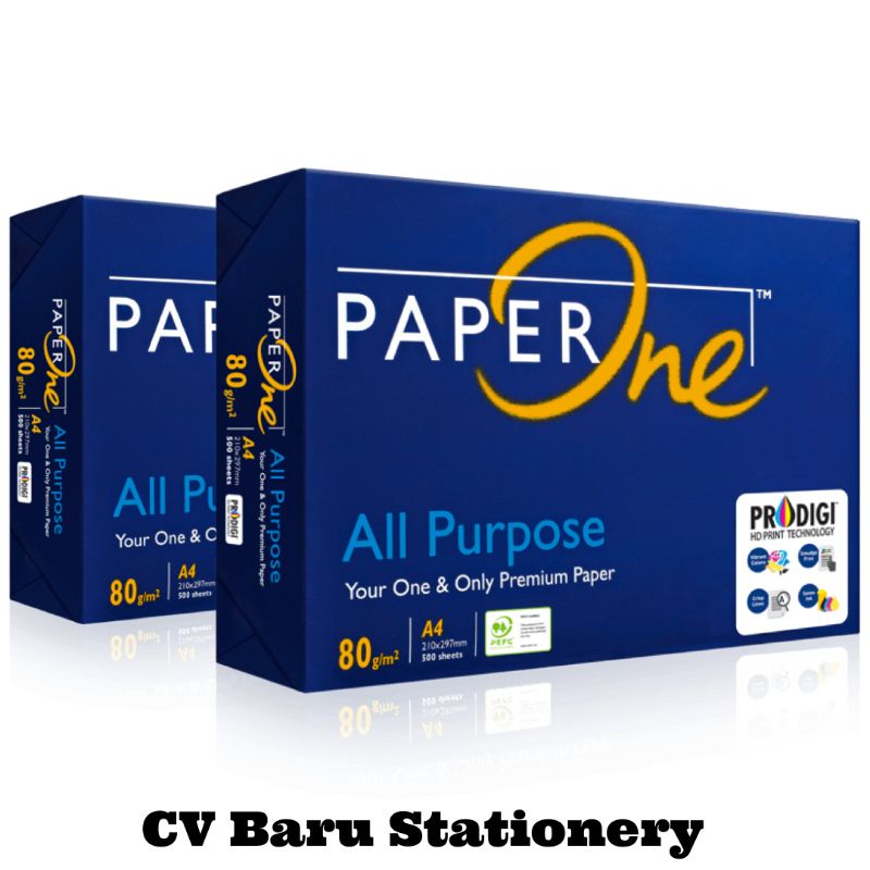 

Kertas Paperone A4 75 gram, 80 gram, 100 gram
